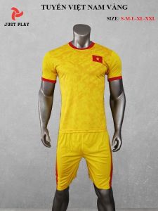 Áo đá bóng tuyển Việt Nam vàng mới 2020