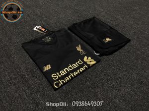 Bộ quần áo đá bóng Thái F2 CLB Liverpool đen thủ môn 2019-2020