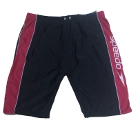 Quần bơi Speedo lửng - đen phổi đỏ