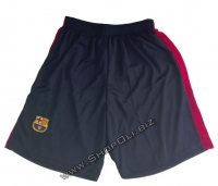 Quần đùi đá bóng Barca xanh đen