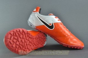 Giày bóng đá Nike Teimpo cam đỏ 2016