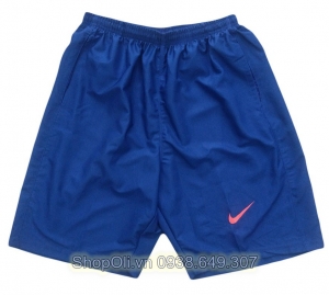 Quần đùi thể thao Nike vải dù - màu xanh