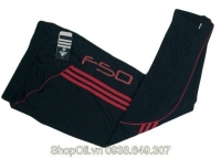 Quần dài F50 đen phối đỏ