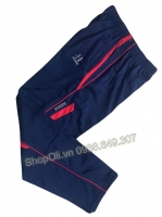 Quần dài thể thao HEMAS xanh đen phối đỏ