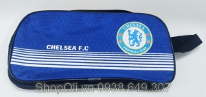 Túi đựng giày đá banh Chelsea xanh