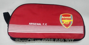 Túi đựng giày đá banh Arsenal đỏ