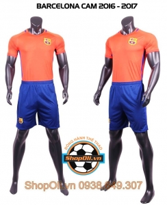 Quần áo bóng đá Barcelona cam 2016-2017 (Liên hệ)
