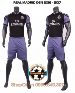 Quần áo bóng đá Real Madrid đen 2016-2017 (Liên hệ)