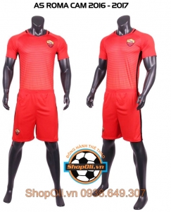 Quần áo bóng đá AS Roma cam đỏ 2016-2017 (Liên hệ)
