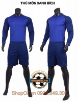 Quần áo đá banh thủ môn màu xanh bích