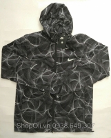 Áo gió thể thao Nike đen xám