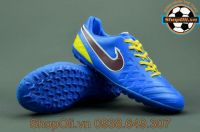 Giày bóng đá Nike Teimpo sân cỏ nhân tạo Simily màu xanh
