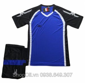 Quần áo bóng chuyền Mizuno màu xanh