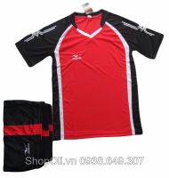 Quần áo bóng chuyền Mizuno đỏ