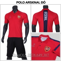 Áo polo thể thao nam Arsenal đỏ (Liên hệ)