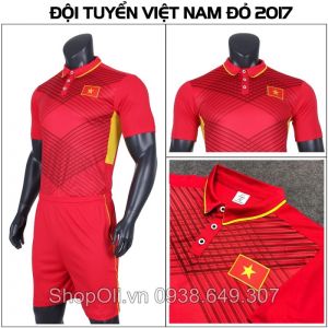 Đồ bóng đá tuyển Việt Nam đỏ sân nhà 2017-2018 (Liên hệ)