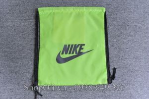 Túi rút đựng giày đeo vai Nike xanh chuối