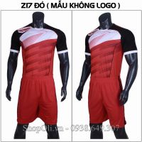 Đặt đồ đá banh không logo Z17 màu đỏ (Liên hệ)