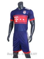 Quần áo bóng đá Bayern Munich sân khách xanh đậm 2017-2018 (Liên hệ)