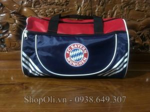 Túi trống đựng giày bóng đá Bayern Munich xanh đen
