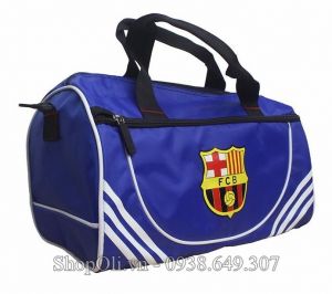 Túi trống đựng giày thể thao Barcelona xanh