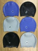 Mũ bơi người lớn nam nữ Conquest nhiều vân chấm nổi