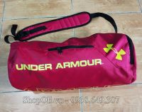 Túi trống đựng đồ tập thể thao Under Armour đỏ tía