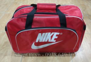 Túi xách thể thao lớn Nike đỏ phối trắng