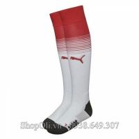 Tất vớ đá banh Arsenal đỏ trắng 2017-2018