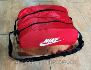 Túi đựng giầy đá banh 2 ngăn Nike đỏ