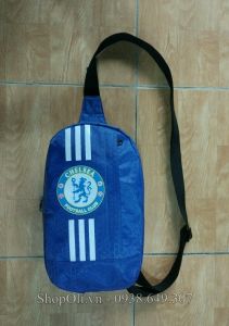 Túi đeo chéo thể thao clb Chelsea xanh