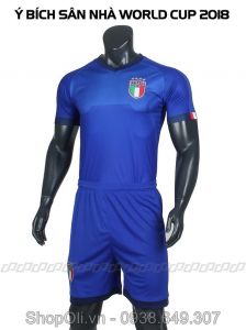 Quần áo đá bóng đội tuyển Ý xanh  2017 - 2018