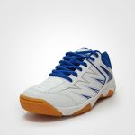 Giày cầu lông nam Động Lực Promax 17009 trắng xanh