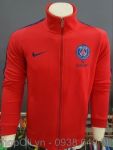 Áo khoác bóng đá clb Paris Saint Germain đỏ mới 2017-2018 (Liên hệ)