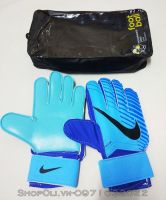 Bao tay thủ môn bóng đá Nike GK xanh biển