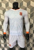 Quần áo bóng đá tay dài Tây Ban Nha sân khách WC 2018