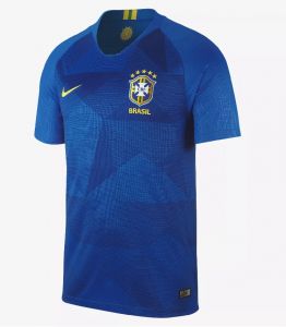 Quần áo bóng đá Brazil xanh World Cup 2018 Thái F2