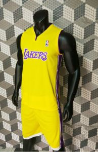 Quần áo bóng rổ NBA Lakers vàng