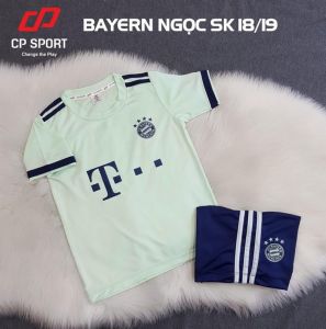 Quần áo trẻ em Bayern Munich xanh ngọc