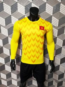 Quần áo bóng đá thủ môn tay dài đội tuyển Việt Nam màu Vàng 2019 mới nhất
