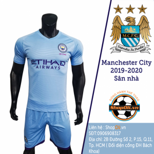 Quần áo bóng đá Manchester City 2019-2020 sân nhà
