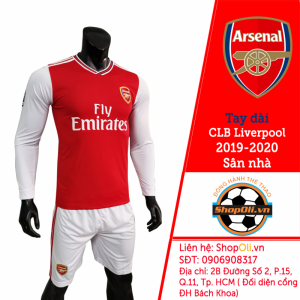 Quần áo bóng đá tay dài Arsenal sân nhà 2019-2020