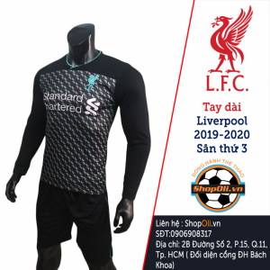 Bộ đồ đá bóng tay dài Liverpool Sân khách  2019-2020