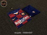 Bộ quần áo đá bóng Thái F2 CLB Barcelona sân nhà 2019-2020