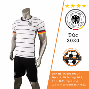 Áo bóng đá đội tuyển Đức 2020 mới nhất màu trắng