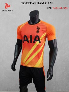 Quần áo đá bóng CLB Tottenham cam mới 2020