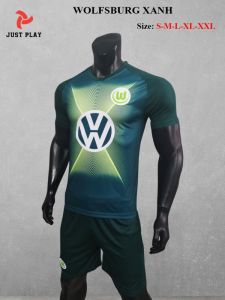 Áo đấu CLB Wolfsburg xanh mới 2020