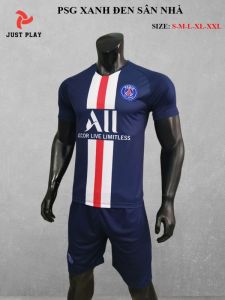 Áo quần bóng đá CLB Paris xanh đen sân nhà mới 2020