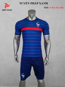Áo quần bóng đá tuyển Pháp xanh mới 2020