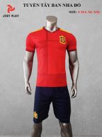 Áo quần đá banh tuyển Tây Ban Nha đỏ mới 2020